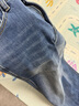復古懷舊藍九分直筒牛仔褲女新款高腰小個(gè)子垂感煙管牛仔褲褲子 9895復古藍九分 常規 S 曬單實(shí)拍圖
