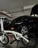 大行（DAHON）P10折疊自行車20英寸10速鋁合金成人通勤V剎 PAA003 漸變白 曬單實拍圖
