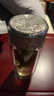 水宜生純鈦玻璃杯雙層防燙抗菌鵝蛋杯便攜抑菌高檔泡茶杯水晶杯子禮盒裝 鈦晶銀【禮盒包裝】 曬單實拍圖