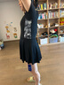 美津濃（MIZUNO）泳衣女連體裙擺短袖防曬抗氯遮肉顯瘦保守大碼溫泉泳裝AB367黑2XL 曬單實(shí)拍圖