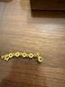 御邪黃金999足金轉(zhuǎn)運(yùn)珠齒輪手串手繩搭配diy禮物男女款七夕情人節(jié)禮物 齒輪珠:約0.03g預(yù)售單顆 曬單實(shí)拍圖
