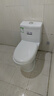 歐帝奴（OUDINU）節(jié)水防臭漩渦虹吸式大沖力連體式坐便器小戶型衛(wèi)生間抽水馬桶家用 I【簡(jiǎn)約款】超漩虹吸 曬單實(shí)拍圖