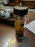 蘇泊爾（SUPOR）雙層玻璃杯茶水分離辦公泡茶杯男女出行車載水杯 送禮禮盒裝 曬單實(shí)拍圖