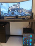 三星（SAMSUNG）40英寸 G75F 180Hz WUHD 4K 1000R 曲面帶魚(yú) HDR600 旋轉升降 玄龍騎士電競顯示器 LS40FG756ECXXF 曬單實(shí)拍圖