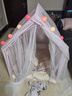 小斑鳩（little dove） 兒童帳篷室內(nèi)游戲屋 大號(hào)男女孩公主房城堡玩具屋生日節(jié)日禮物 【順豐/京倉(cāng)】(實(shí)木)獨(dú)角獸(不含墊)燈+云+旗 曬單實(shí)拍圖