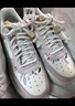 耐克NIKE女休閑板鞋空軍一號 AIR FORCE 1運動(dòng)鞋IB8874-111粉白38 曬單實(shí)拍圖