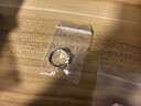 中國黃金足銀荊棘四葉草戒指男女一對小眾情侶對戒情人節(jié)生日禮物送女朋友 足銀戒指【一對】+玫瑰禮盒 曬單實(shí)拍圖