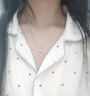 沫蘭（MOLADY）S925銀情侶項(xiàng)鏈男女士一對(duì)輕奢吊墜女生日中秋節(jié)禮物送女友老婆 情侶款*荊棘之心項(xiàng)鏈*精美禮盒 曬單實(shí)拍圖