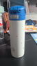 膳魔師（THERMOS）幼兒園小學(xué)生開學(xué)316L不銹鋼吸管保溫杯學(xué)生水杯500mL 藍(lán) 曬單實(shí)拍圖