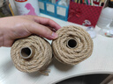 壽禾麻繩捆綁園藝裝飾貓抓板 麻繩5mm約50米(配膠水/花邊/扣子/小花) 曬單實(shí)拍圖
