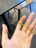 中國黃金（CHINA GOLD）黃金手鏈女士足金水波紋鏈純金首飾七夕情人節(jié)生日禮物送女友老婆 水波紋黃金手鏈 約2.5g 曬單實拍圖
