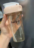 HEGEN海格恩吸管杯兒童水杯學飲杯奶瓶1-3-6歲直飲吸管嬰兒寶寶牛奶杯 【熱銷TOP】 吸管杯-莫蘭迪藍 曬單實拍圖