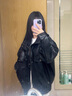 RHUDE FOG品牌女裝美式皮衣外套女2025春秋新款休閑時尚通勤顯瘦百搭設(shè)計感 黑色 M 曬單實拍圖