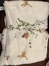 ROVO純棉孕婦夏季月子服睡衣產(chǎn)后哺乳100%純棉開衫套裝喂奶專用居家服 天使兔【帶胸墊】 M（適合于95-120斤） 曬單實拍圖