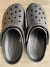 crocs卡駱馳檀健次同款經(jīng)典洞洞鞋男沙灘鞋戶(hù)外沙灘包頭拖鞋女鞋10001 黑色001 43 -44 280mm 曬單實(shí)拍圖