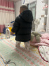 保姆鵝 兒童羽絨服寶寶加厚白鴨絨外套男童女童保暖防風(fēng)冬裝 黑 120 曬單實(shí)拍圖