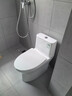 恒潔（HEGII）馬桶 家用虹吸式大沖力坐便器 速?zèng)_節(jié)水防臭 靜音降緩蓋板 包安裝 【三坑距】一級(jí)水效HC0513PT 350坑距（適用345-390mm） 曬單實(shí)拍圖