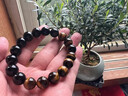 老鳳祥 天然虎眼石手串男款潮男黑金曜石手鏈手環(huán)首飾品生日禮物送男友 【京東八倉發(fā)貨】*當/次日達-優(yōu)級虎眼石手串 曬單實(shí)拍圖