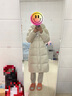 坦博爾小個(gè)子高充絨量連帽羽絨服女中長(zhǎng)款加厚保暖冬天外套TBF530780J 知春米 XS (155) 曬單實(shí)拍圖