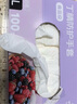 英科醫(yī)療（INTCO）一次性手套丁腈手套中碼100只食品級(jí)餐飲耐用丁晴白色橡膠手套 曬單實(shí)拍圖