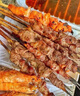 柒島【銷量100萬+串】團建燒烤食材半成品羊肉串腌制燒烤套餐食材串串 頂配4-6人凈重5.7斤，15種223串 曬單實拍圖