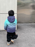 G.DUCKKIDS男童羽絨服冬季新款童裝兒童冬裝白鴨絨漸變外套加厚寶寶冬裝衣服 綠色 120 cm 曬單實(shí)拍圖