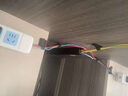 頑鍵俠電腦桌面美化桌下理線器電腦底部走線器電線收納器電腦桌下理線架辦公桌底走線槽集線器 【黑色】40cm長 自帶強(qiáng)力背膠 曬單實(shí)拍圖