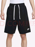 耐克（NIKE）男運動(dòng)短褲 夏季 針織毛圈 柔軟吸汗 五分褲 DX0767-010 黑 L 曬單實(shí)拍圖