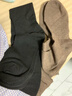 俞兆林2雙大腿襪子女士高筒襪秋冬季護膝蓋純色棉襪加厚保暖過(guò)膝長(cháng)筒襪 曬單實(shí)拍圖