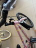 途銳達超輕兒童自行車(chē)3-6-8歲女孩男孩腳踏車(chē)小孩學(xué)生單車(chē)18寸蜂鳥(niǎo)粉 曬單實(shí)拍圖