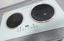 普來(lái)旺新款家用嵌入式雙頭電磁爐3500大功率雙灶凹面電陶爐電磁灶多功能廚房出租屋專(zhuān)用 【極簡(jiǎn)白】2200W+一電一陶 曬單實(shí)拍圖
