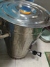 三鼎電熱燒水桶開(kāi)水桶304不銹鋼商用大號煮草藥涼茶奶茶水桶控溫綠豆湯桶保溫月子桶防干燒開(kāi)水器 保溫開(kāi)水桶(特厚款）裝約53斤 曬單實(shí)拍圖