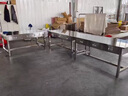 賀聯(lián)宏毅304不銹鋼辦公桌凈化車間二斗方桌工作臺帶抽屜醫(yī)院實驗室工作桌 1.4米二斗方桌 加厚201 曬單實拍圖