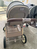 InnoTruth繆斯嬰兒車0-3歲用折疊可坐可躺帶減震輕便高景觀0-6新生兒手推車 可可棕-懸浮護脊+大輪強減震 曬單實拍圖