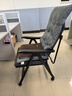 瑞仕達折疊床單人折疊椅辦公室午休午睡床家用宿舍躺椅辦公電腦椅 豪華加固滑輪款灰+頭部支撐+椅墊 曬單實(shí)拍圖