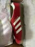 阿迪達(dá)斯（adidas）Originals三葉草 GAZELLE新款男鞋女鞋低幫運動休閑鞋板鞋 IF1808  淺猩紅/漢玉白/金 39 曬單實拍圖