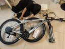 鳳凰自行車成年人男女變速自行車青少年單車越野公路車學(xué)生山地自行車 鋁架/藍(lán)圖變速/正新輪胎/條輪灰 24速26寸【適合155-185cm】 曬單實(shí)拍圖