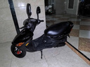 車(chē)蘭達國四電噴省油巧格二代JOG踏板燃油摩托車(chē)林海通勤110cc發(fā)動(dòng)機整車(chē) 黑色 曬單實(shí)拍圖