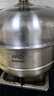 愛(ài)仕達(dá)（ASD）蒸鍋304不銹鋼三層湯鍋蒸煮一體 家用復(fù)底30CM大容量高拱蓋蒸籠G3 曬單實(shí)拍圖