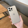 圖璐璐【自帶鏡頭膜】適用蘋(píng)果16/15Promax手機殼iPhone14pro全包防摔13PM男超薄磨砂plus新款散熱保護套 【鈦原色】超薄-散熱-防指紋 蘋(píng)果16Promax【自帶鏡頭膜】 曬單實(shí)拍圖