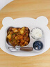BIBK德國(guó)寶寶吃飯碗304不銹鋼卡通彩色幼兒園餐具餐盤(pán)子水杯叉勺套裝 小熊套裝（盤(pán)+湯碗+水杯+叉勺） 曬單實(shí)拍圖