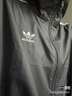 adidas情侶款復古風(fēng)梭織立領(lǐng)夾克外套男女阿迪達斯官方三葉草 深灰 L 曬單實(shí)拍圖