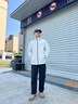 李寧加絨保暖開(kāi)衫連帽衛衣男子25新款秋冬彈力舒適運動(dòng)外套AWDVC39 曬單實(shí)拍圖