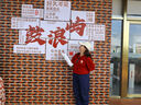 回力短袖女2025新款春夏季純棉半袖t恤胖mm大碼寬松休閑紅色正肩體恤 曬單實(shí)拍圖