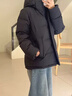 LULULEMEN Wunder Puff 五格加厚羽絨服運動休閑可拆卸外套 黑色 均碼 6碼 曬單實拍圖