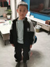 G.duck小黃鴨童裝男童春裝套裝春秋新款兒童中大童春季男孩運動(dòng)酷帥氣潮 黑色 150 cm 曬單實(shí)拍圖