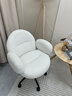 索菲亞化妝椅 辦公椅舒適電腦椅臥室女生梳妝椅書(shū)桌椅家用座椅A019 霧白【雪尼爾】丨現貨閃發(fā) 現貨閃發(fā) 曬單實(shí)拍圖