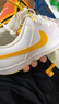 耐克NIKE板鞋男子復(fù)古緩震COURT VISION運(yùn)動(dòng)鞋HF1744-100大學(xué)金44.5 曬單實(shí)拍圖