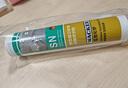 瓦克（WACKER）SN防霉玻璃膠馬桶防水密封膠美容膠硅膠結構膠廚衛封邊膠  透明 曬單實(shí)拍圖