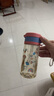日康（rikang）兒童水杯吸管杯小學(xué)生喝水杯學(xué)飲杯PPSU牛奶杯380ml B1073-1 紅色 曬單實(shí)拍圖